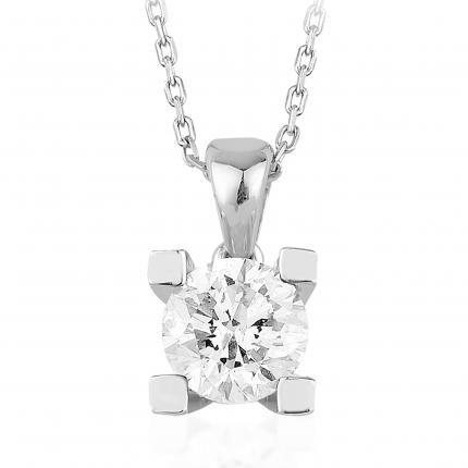 1.00 ct. Pırlanta Tektaş Kolye
